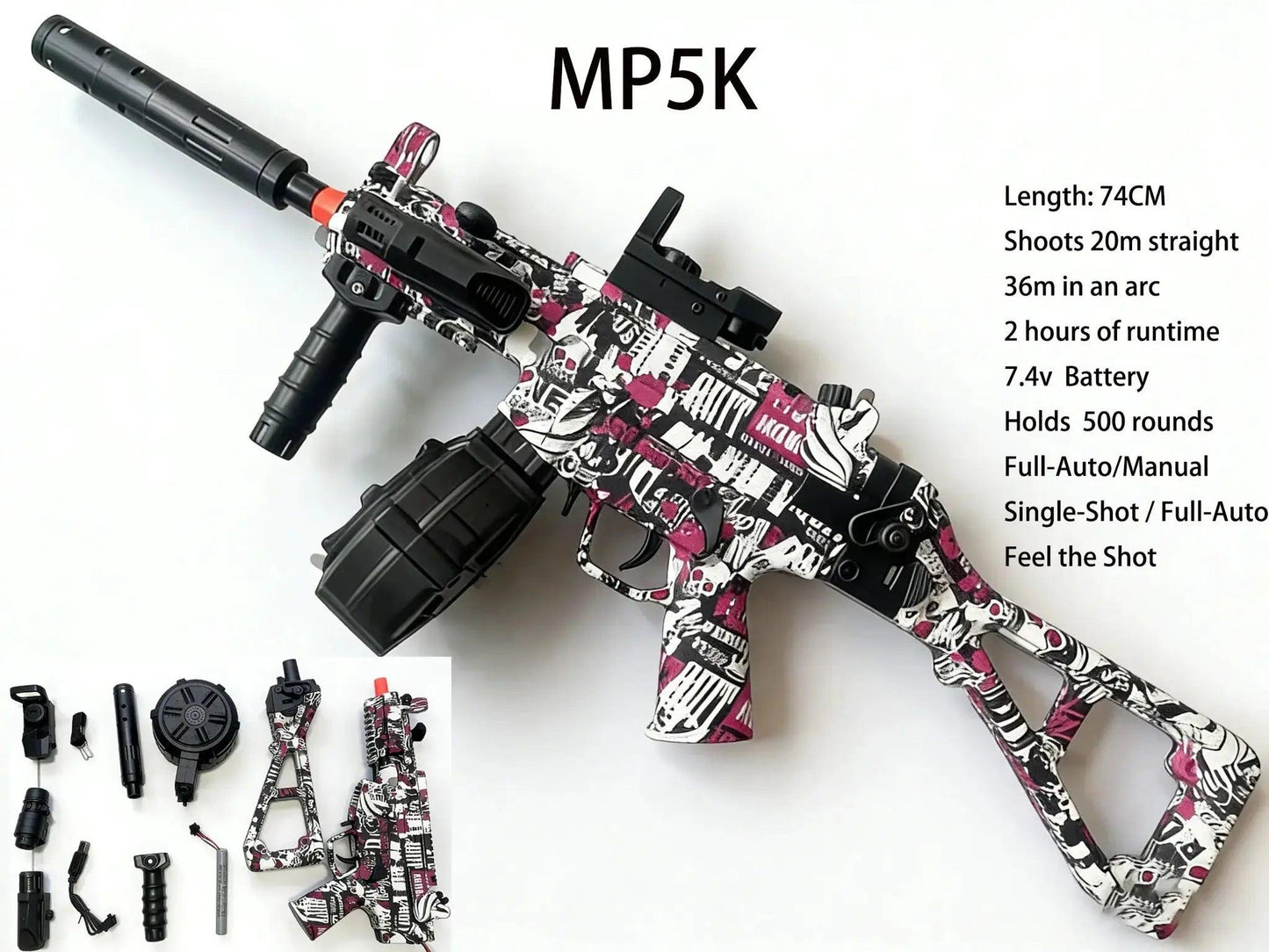  Gel Blaster Gun Full Auto For Adults Long Range -  ToylandEU™
