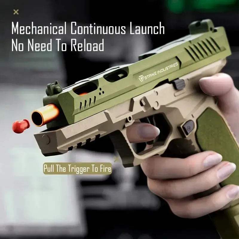 Gel Blaster Pistol With Soft Bullets For Fun Target Practice - ToylandEU