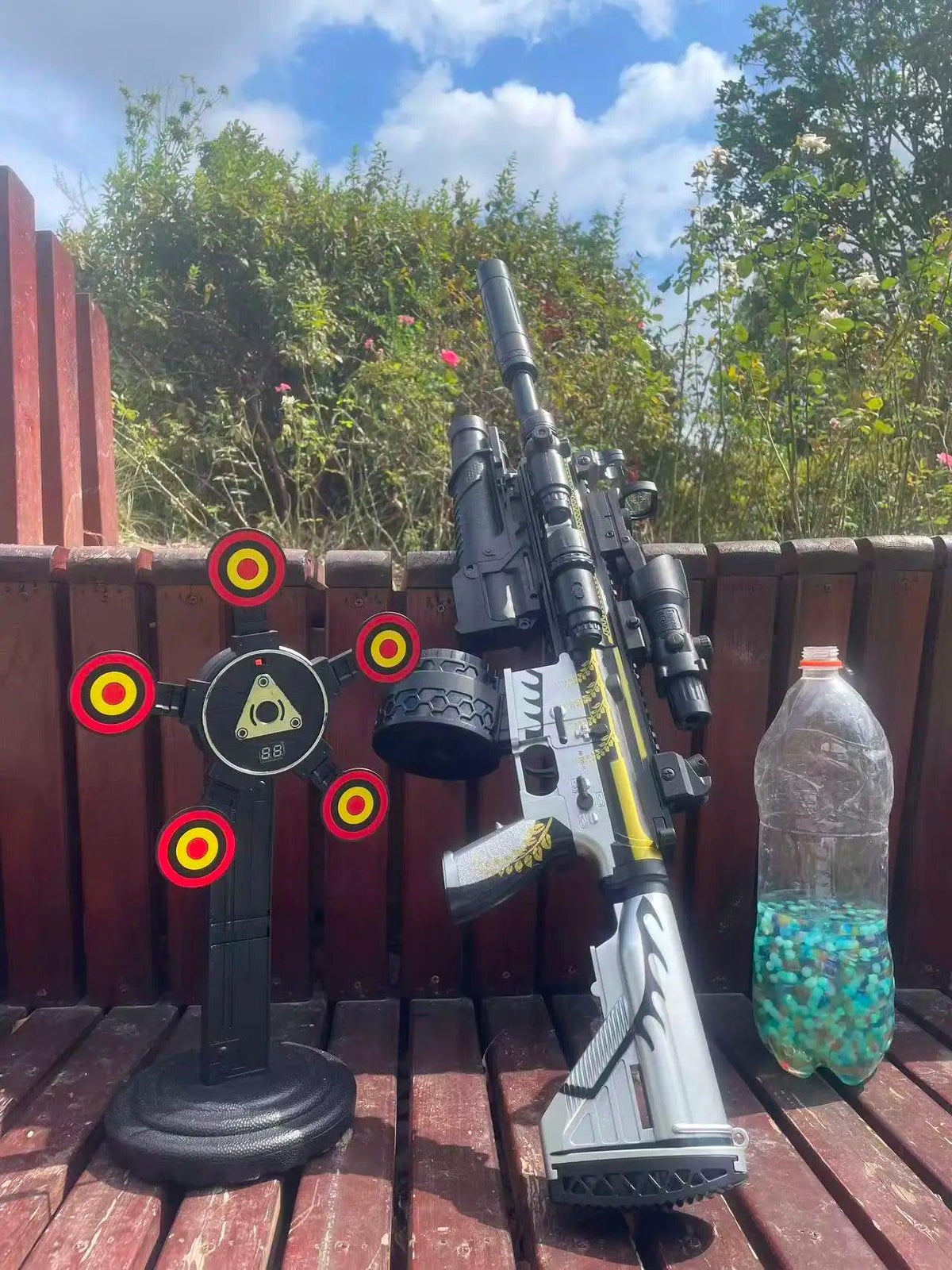 Gel Blaster Rifle | M416 White | Toylandeu™