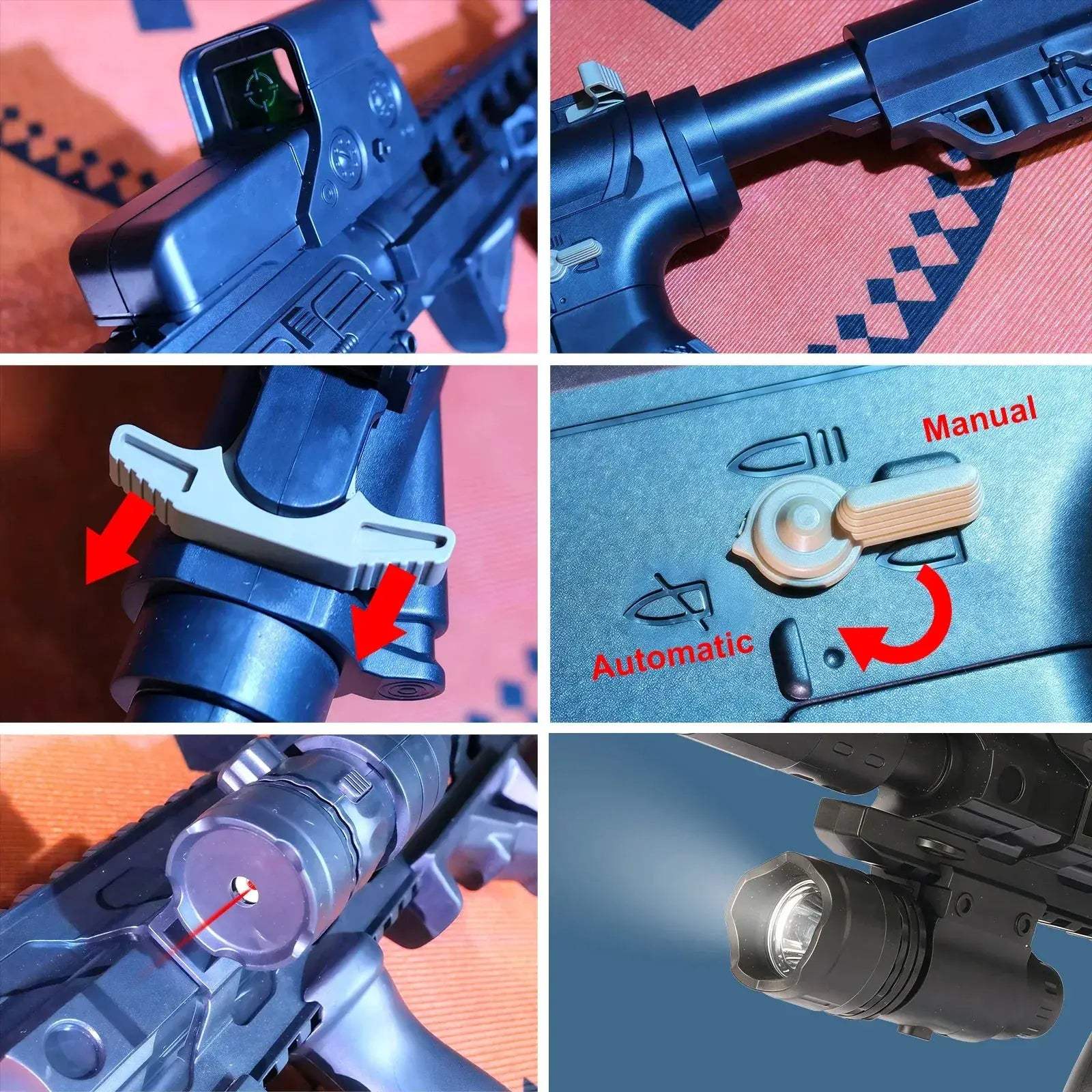 Gel Blaster Toy Gun With Rechargeable Battery For Outdoor Play - ToylandEU