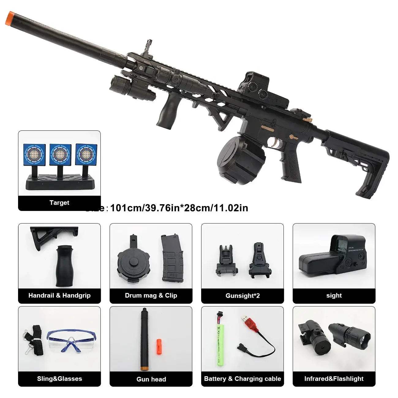 Gel Blaster Toy Gun With Rechargeable Battery For Outdoor Play - ToylandEU