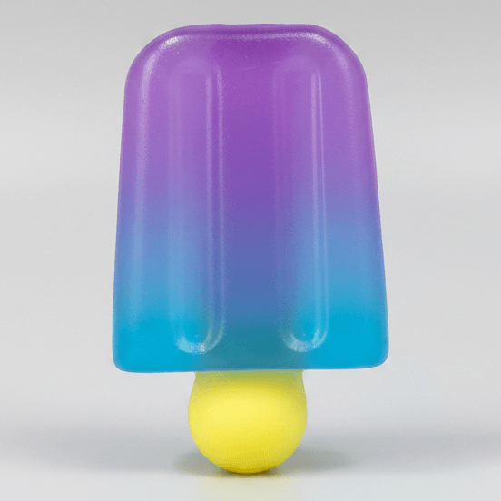 Gelatin Squish Toy | Purple Blue Popsicle | Toylandeu™