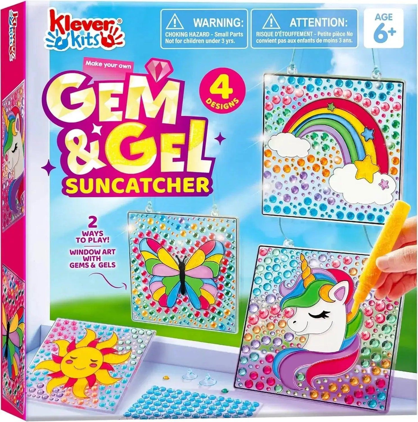  Gem Suncatcher Window Art Set 4 Designs For Kids -  ToylandEU™