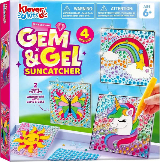  Gem Suncatcher Window Art Set 4 Designs For Kids -  ToylandEU™