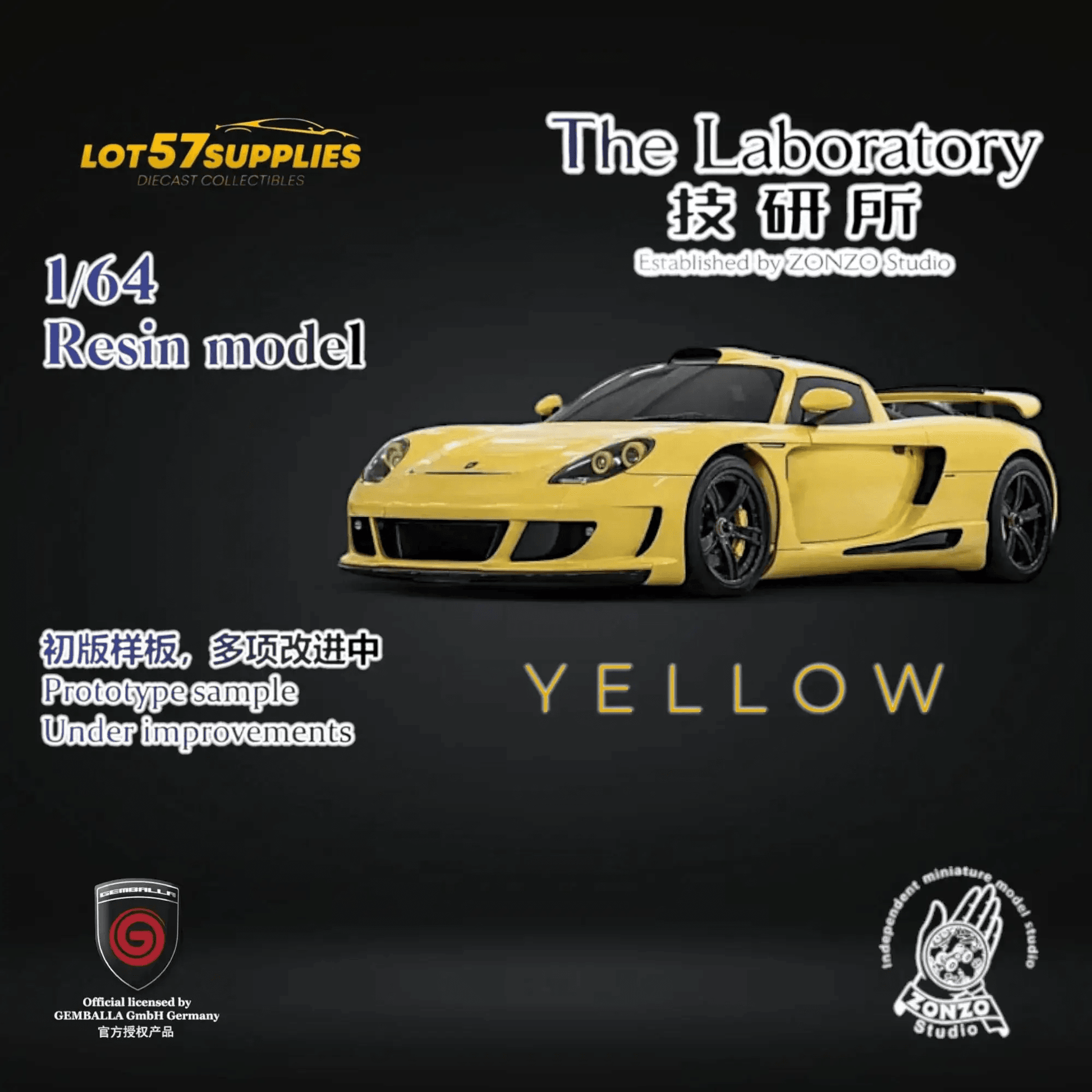 Gemballa Mirage GT 1 To 64 Resin Model Officially Authorized - ToylandEU