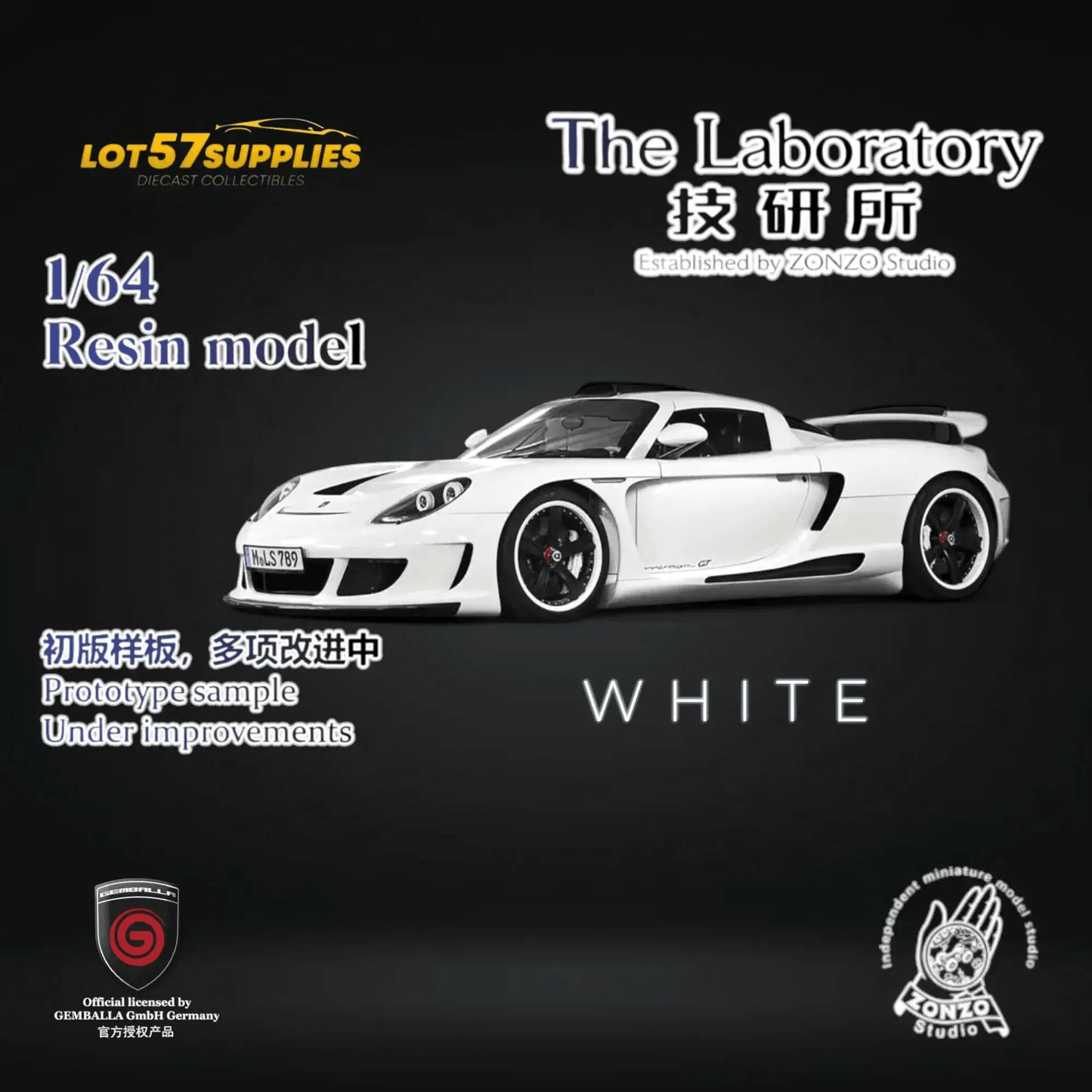  Gemballa Mirage GT Resin Model 1 64 Officially Authorized -  ToylandEU™