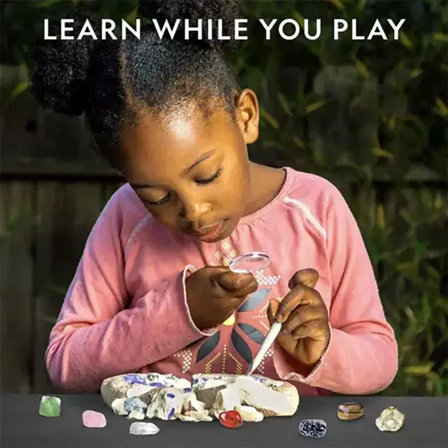 Gemstone Dig Kit Educational Crystal Mining For Kids - ToylandEU