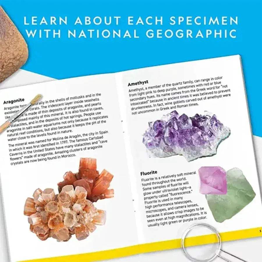 Gemstone Dig Kit for Kids STEM Crystal Mining Educational Toy - ToylandEU