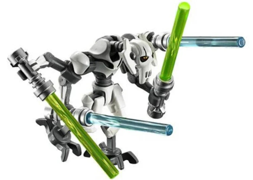 General Grievous Gray Star Wars Figure, ABS Plastic, Collectible Display Stand Included - ToylandEU