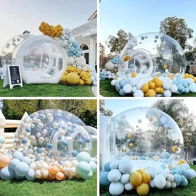  Generic 10ft Inflatable Bubble House With Trampoline And Clear Dome PVC Includes Blower -  ToylandEU™