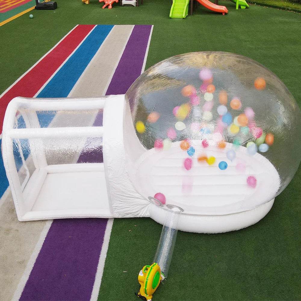 10FT Inflatable Bubble House with Trampoline and Clear Dome - PVC Material, Includes Blower, Free Shipping for Parties - ToylandEU