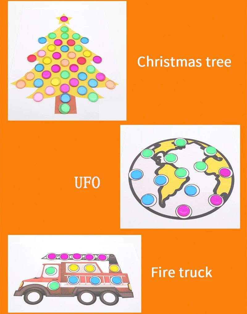 100PCS Plastic Color Magnetic Circular Sheets for Science Physics Montessori Learning - ToylandEU