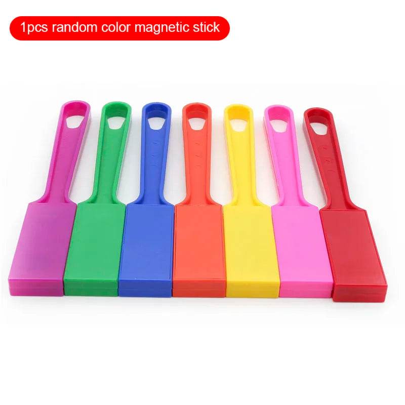 100PCS Plastic Color Magnetic Circular Sheets for Science Physics Montessori Learning - ToylandEU