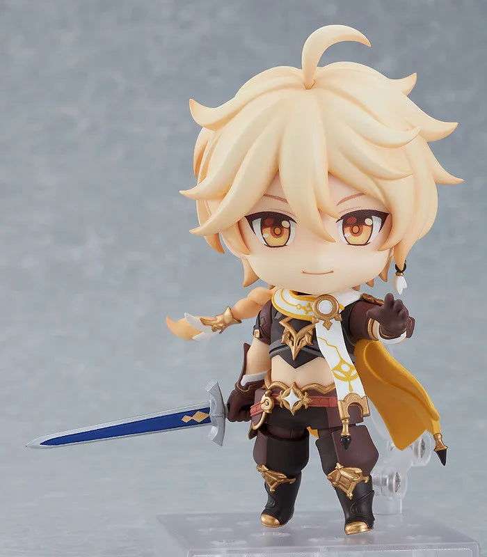 Genshin Impact Kawaii Mini Figurines, Lumine, Aether, Barbatos, Cute Chibi Action Figures Collector Toys 10 cm 