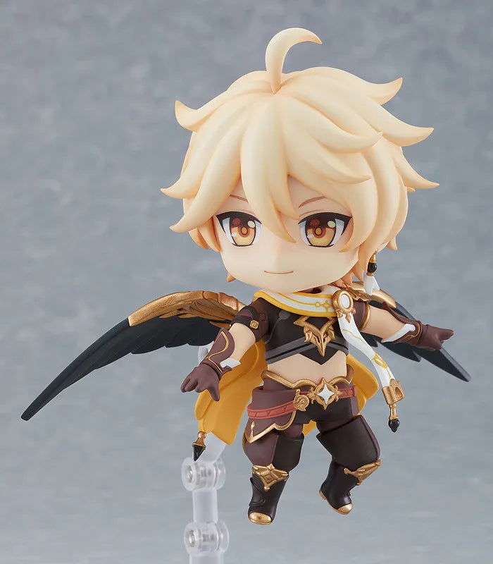  Genshin Impact Kawaii Mini Figurines, Lumine, Aether, Barbatos, Cute Chibi Action Figures Collector Toys 10 cm 