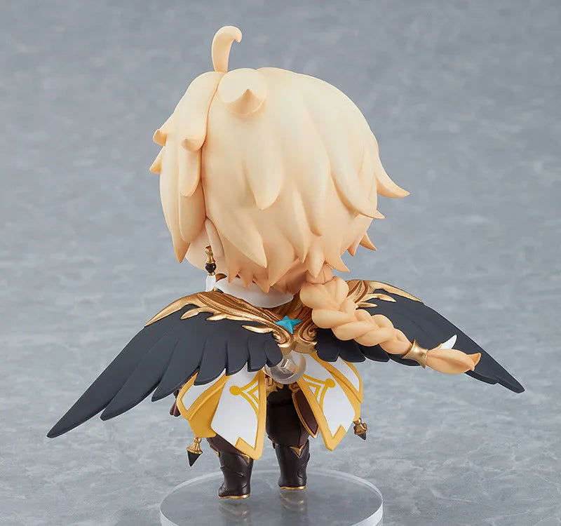  Genshin Impact Kawaii Mini Figurines, Lumine, Aether, Barbatos, Cute Chibi Action Figures Collector Toys 10 cm 