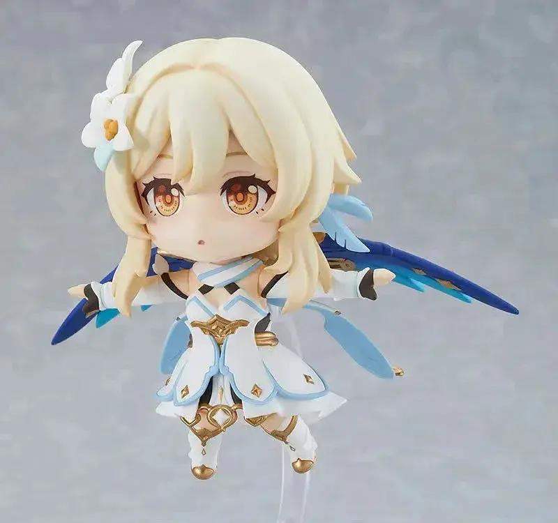 Genshin Impact Kawaii Mini Figurines, Lumine, Aether, Barbatos, Cute Chibi Action Figures Collector Toys 10 cm - ToylandEU