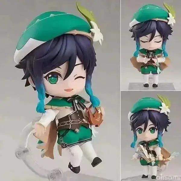 Genshin Impact Kawaii Mini Figurines, Lumine, Aether, Barbatos, Cute Chibi Action Figures Collector Toys 10 cm - ToylandEU