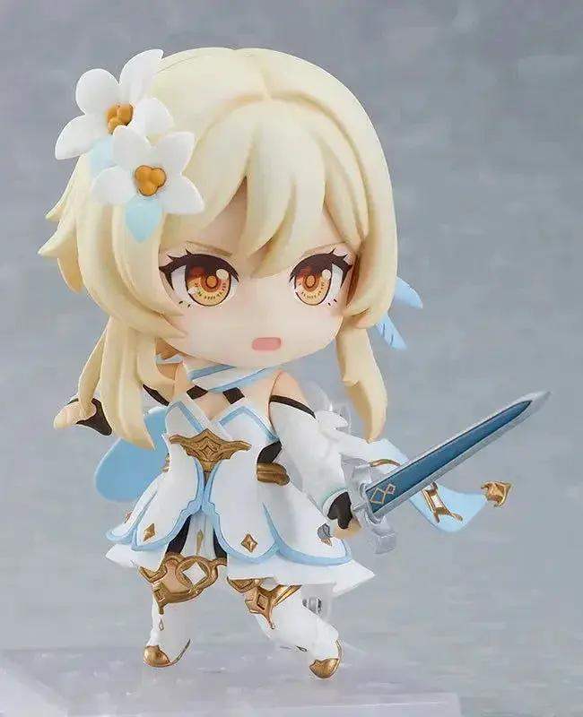Genshin Impact Kawaii Mini Figurines, Lumine, Aether, Barbatos, Cute Chibi Action Figures Collector Toys 10 cm - ToylandEU