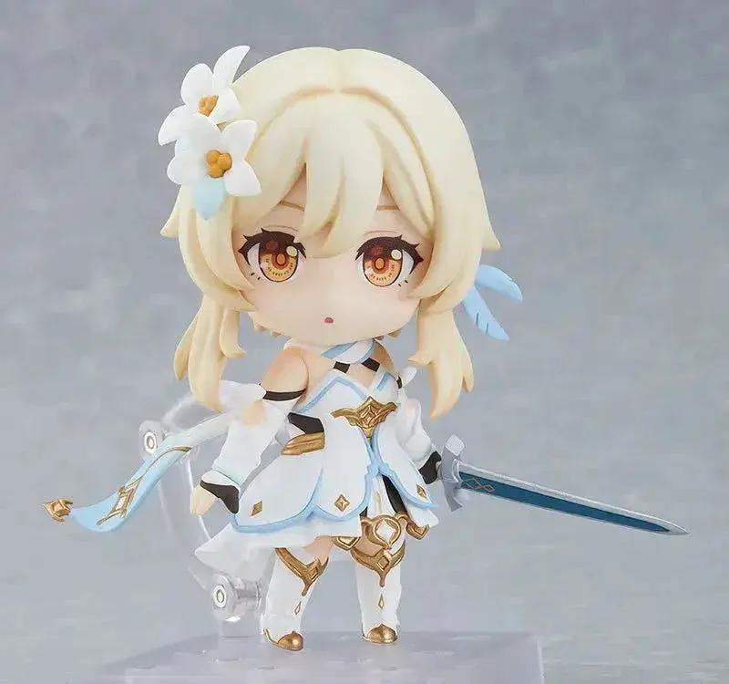 Genshin Impact Kawaii Mini Figurines, Lumine, Aether, Barbatos, Cute Chibi Action Figures Collector Toys 10 cm - ToylandEU