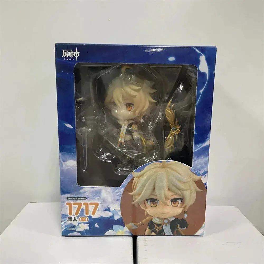 Genshin Impact Kawaii Mini Figurines, Lumine, Aether, Barbatos, Cute Chibi Action Figures Collector Toys 10 cm - ToylandEU