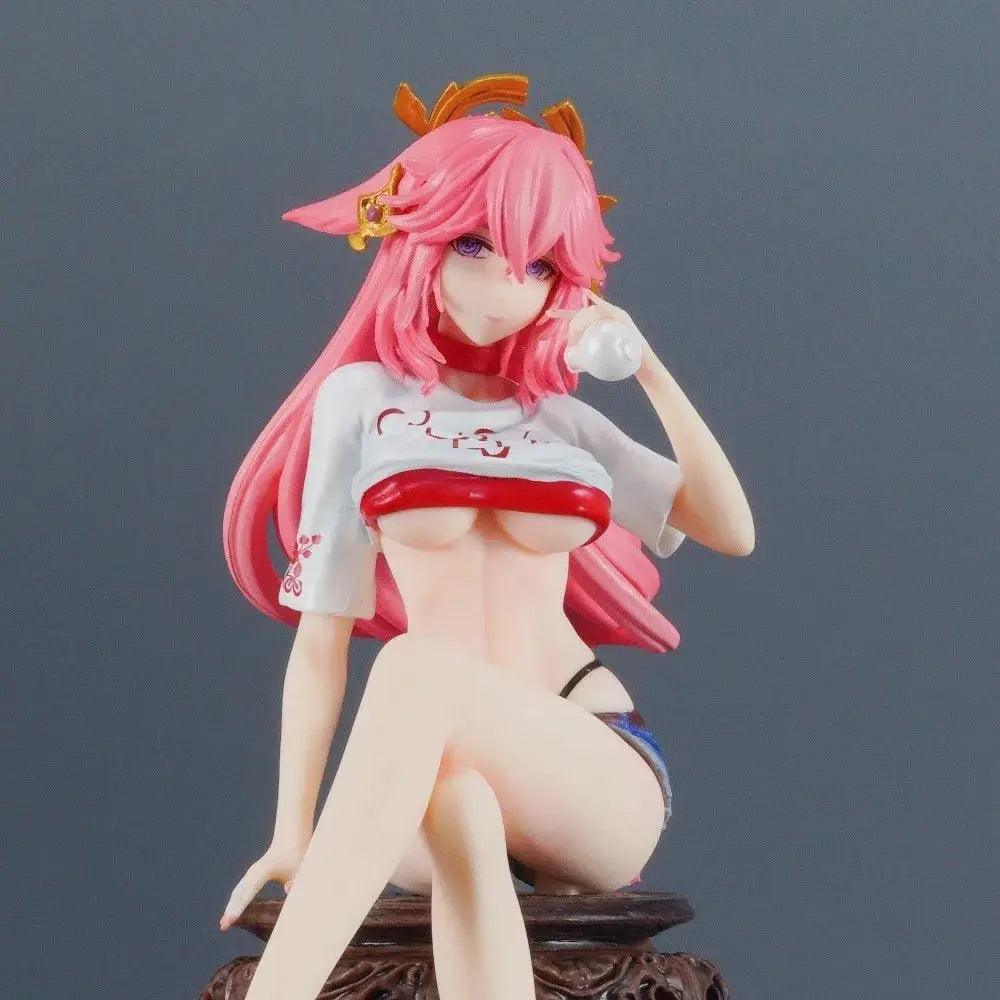  Genshin Impact Yae Miko Figure PVC Statue 24cm Premium -  ToylandEU™