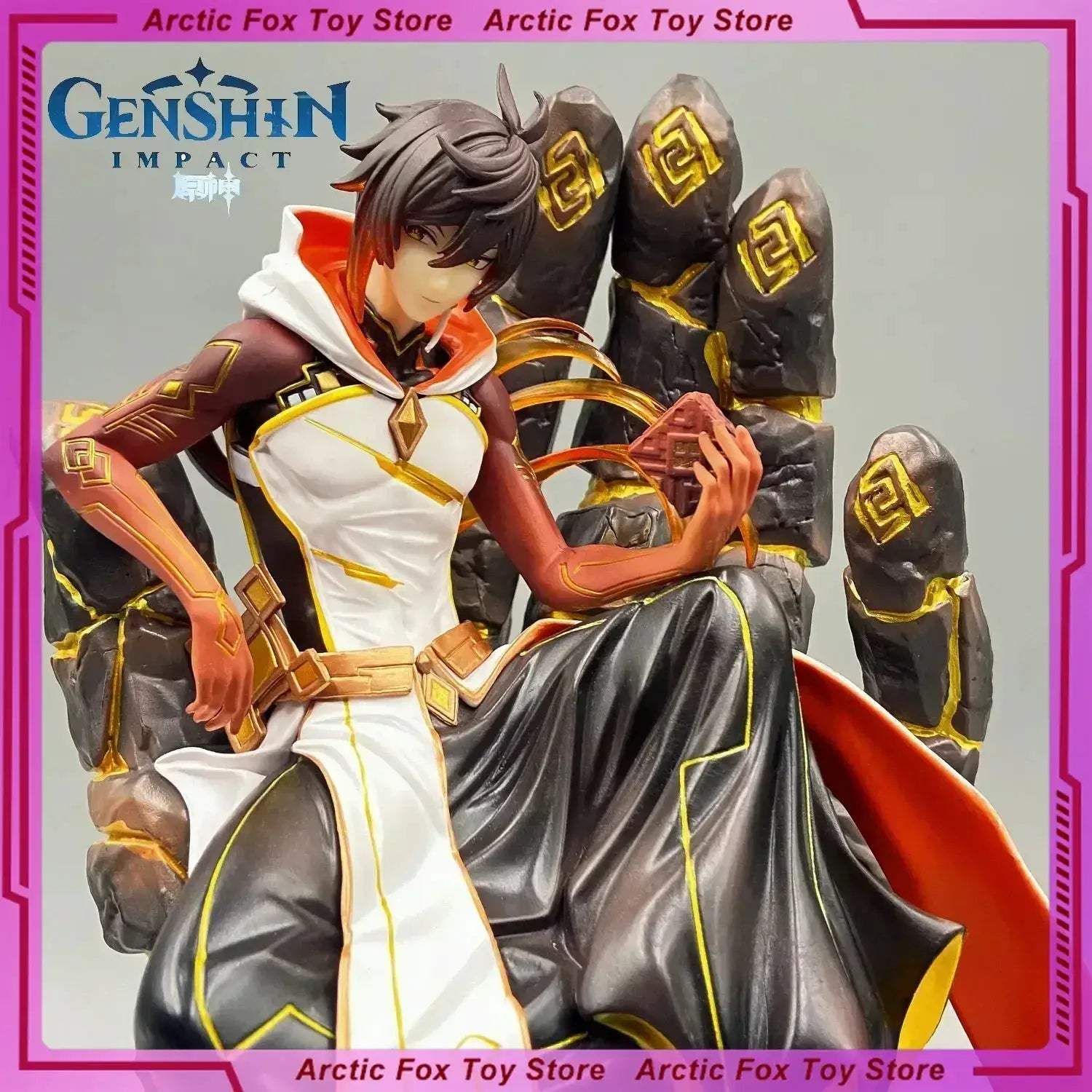 Genshin Impact Zhongli Lying Down Figure Detailed Collectible - ToylandEU