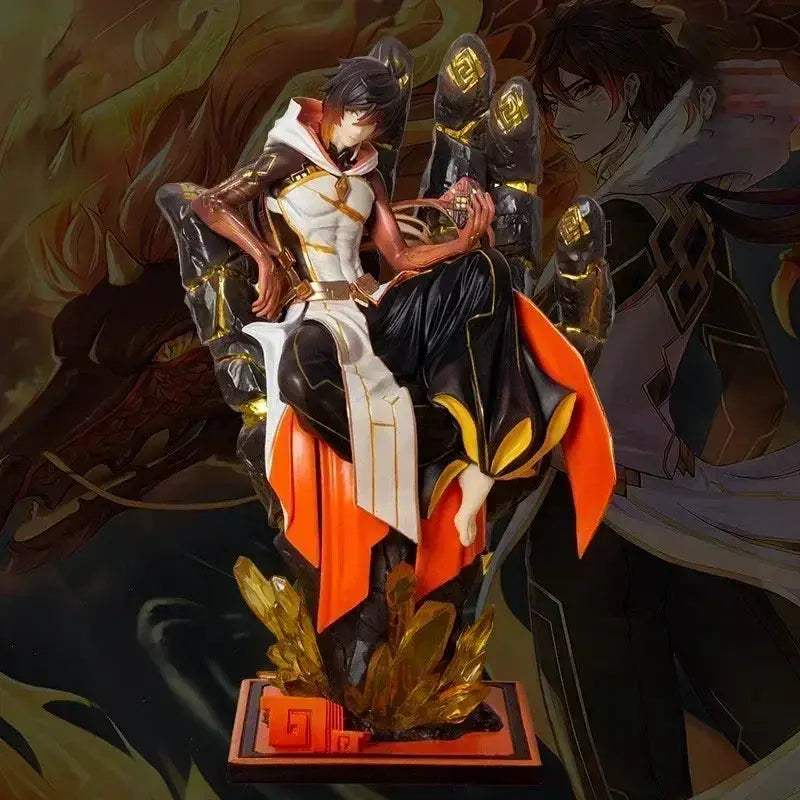 Genshin Impact Zhongli Lying Down Figure Detailed Collectible - ToylandEU