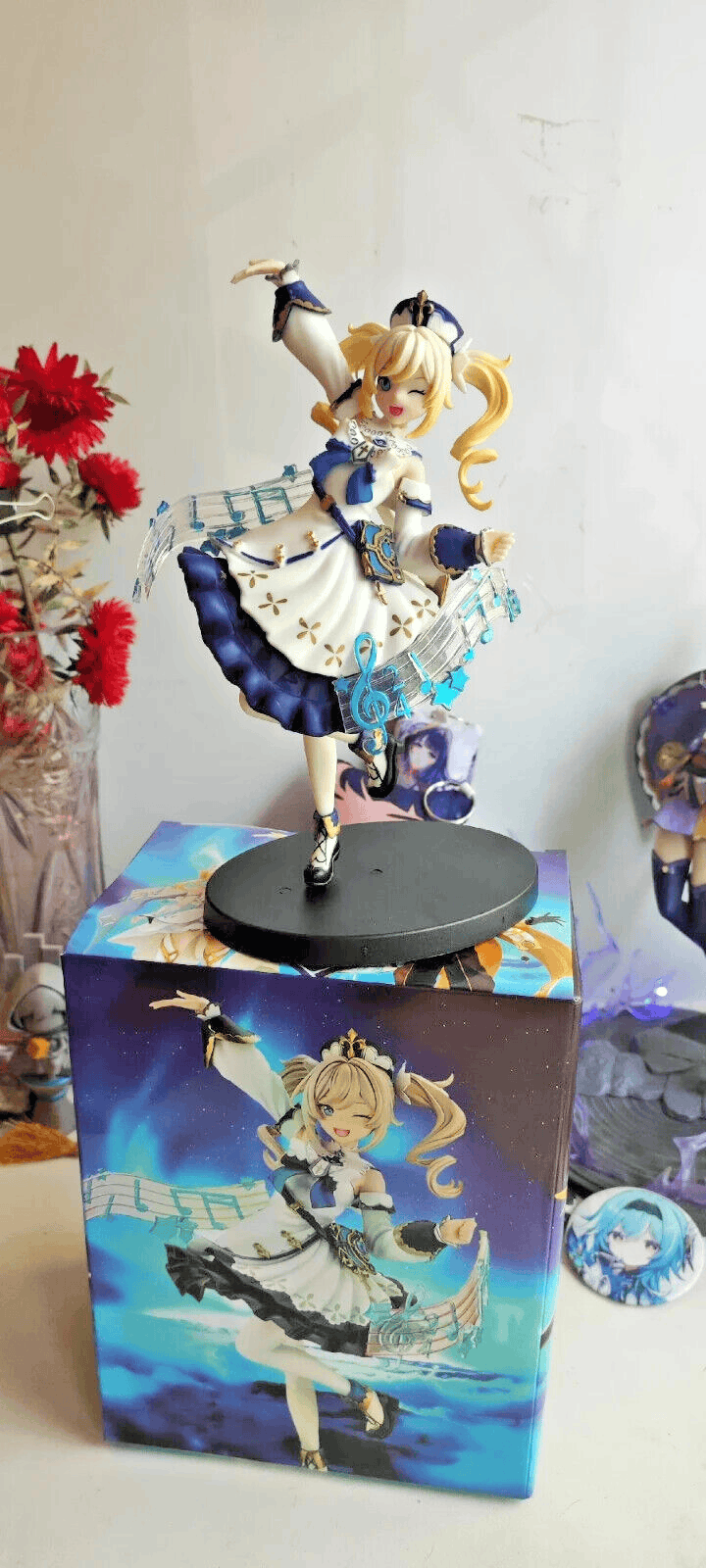 Genshin Impact Barbara Figure, Lumine, Xiangling Traveler Aether Venti