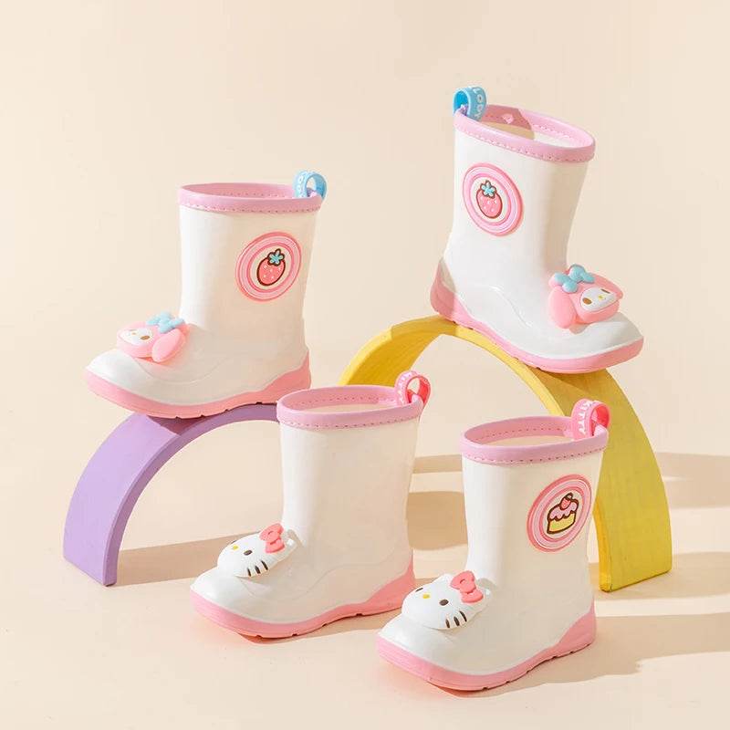 Genuine Childrens Rain Boots Non Slip Waterproof Girls 4 6 - ToylandEU