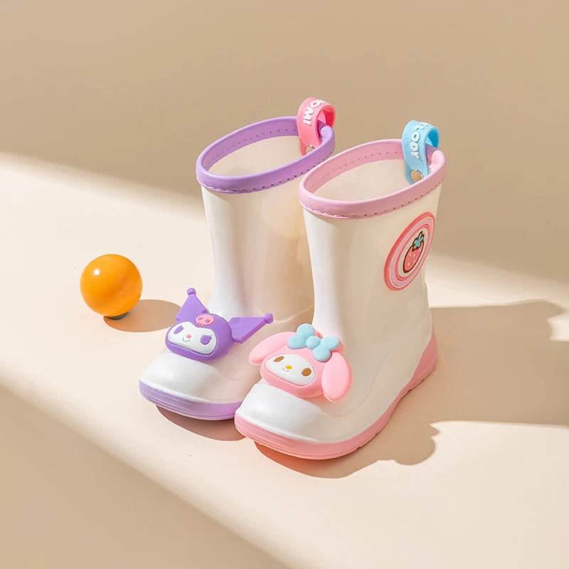 Genuine Childrens Rain Boots Non Slip Waterproof Girls 4 6 - ToylandEU