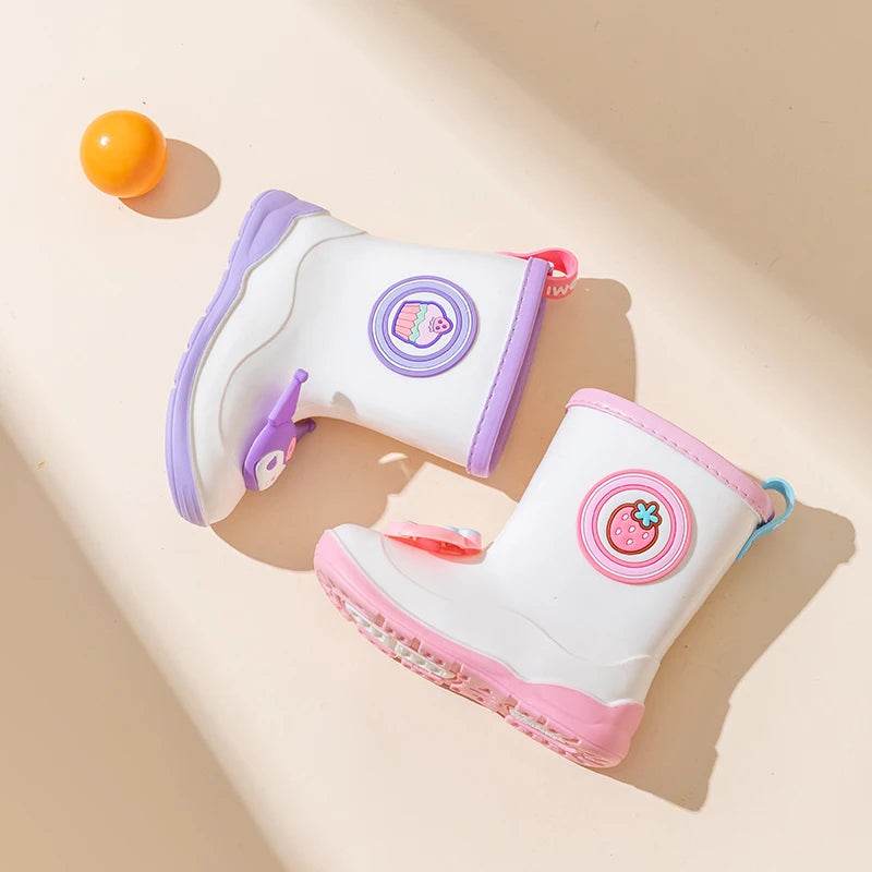 Genuine Childrens Rain Boots Non Slip Waterproof Girls 4 6 - ToylandEU