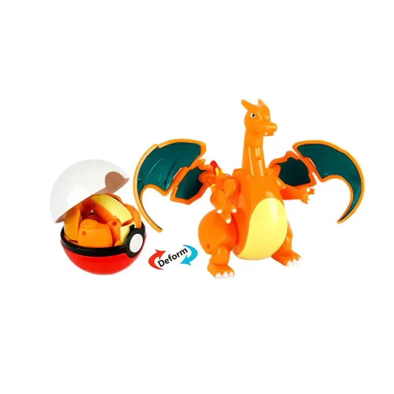 Genuine Pokeball Deformation Toys Pikachu Mewtwo Figures - ToylandEU