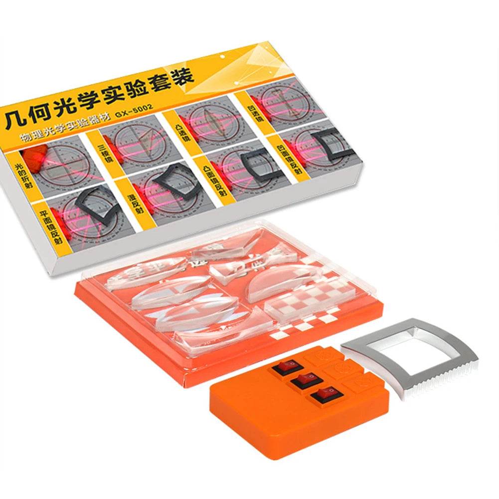 Geometric Optics Experiment Set Optical Lens Kit Convex Concave Light Refract Reflect Physics Teaching Kid Science Gift - ToylandEU