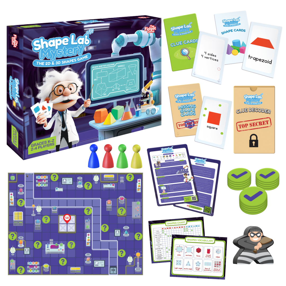 Geometric Shape Puzzles | Ages 8+ | Toylandeu™