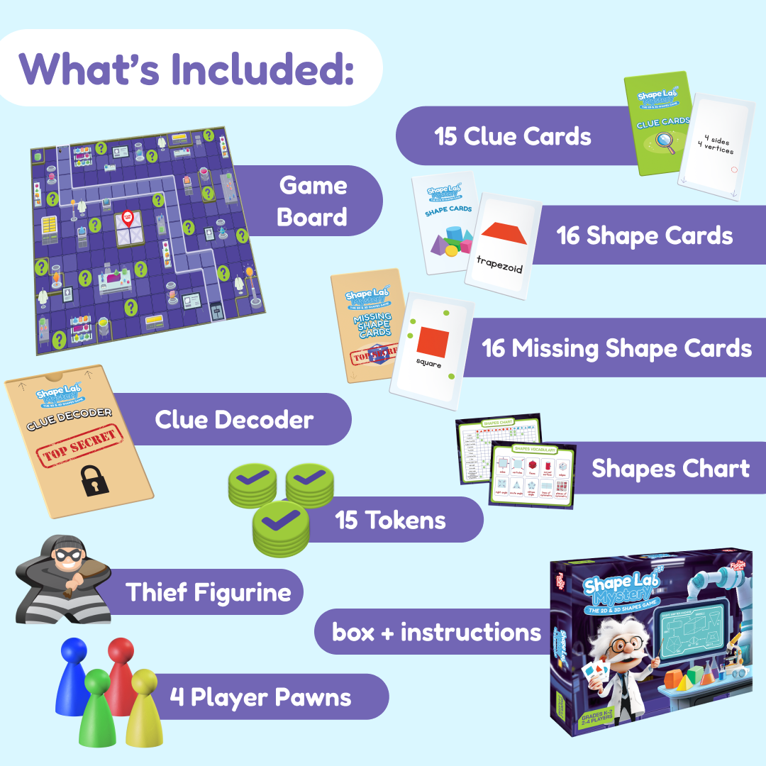 Geometric Shape Puzzles | Ages 8+ | Toylandeu™