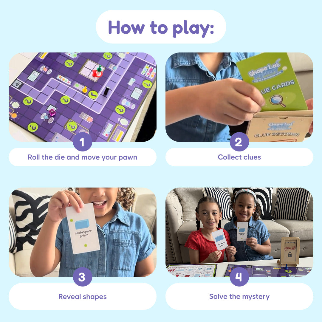 Geometric Shape Puzzles | Ages 8+ | Toylandeu™