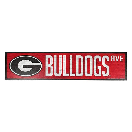  Georgia Bulldogs 4x17 Wood Avenue Sign With Team Logo -  ToylandEU™