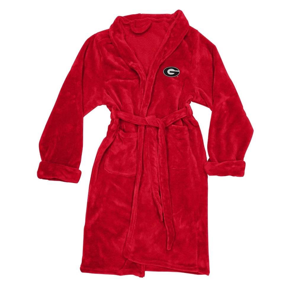 Georgia Bulldogs Bathrobe L XL With Embroidered Logo - ToylandEU