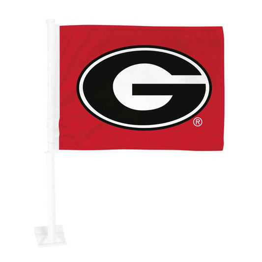 Georgia Bulldogs Car Flag Primary Logo With Durable Clip - ToylandEU