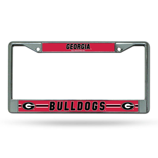 Georgia Bulldogs Chrome License Plate Frame Printed Insert - ToylandEU