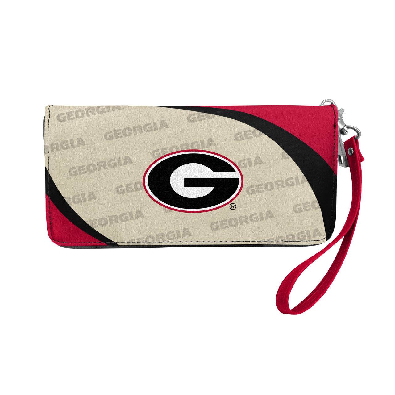 Georgia Bulldogs Curve Zip Wallet Organizer With Wristlet - ToylandEU