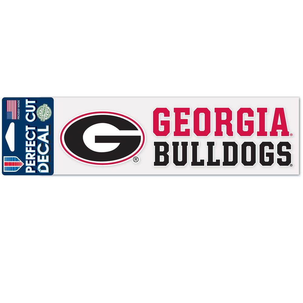 Georgia Bulldogs Decal 3x10 Perfect Cut Wordmark Vinyl - ToylandEU