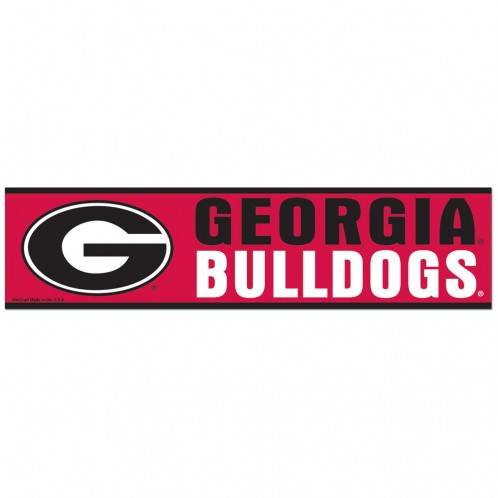 Georgia Bulldogs Decal 3x12 Bumper Strip Official Licensed - ToylandEU
