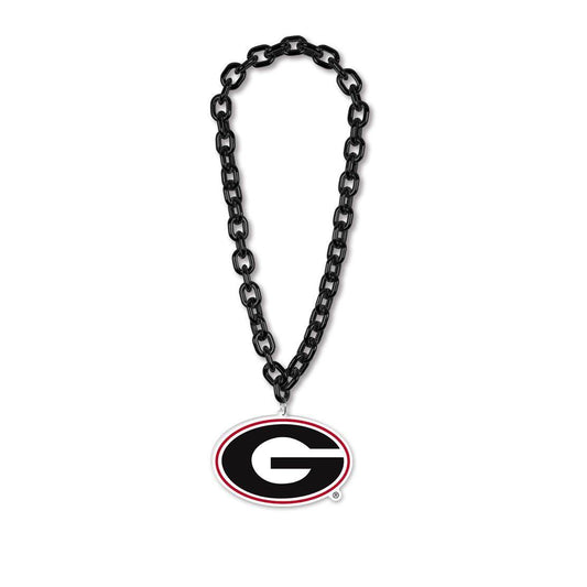 Georgia Bulldogs Foam Logo Necklace On 38 Inch Chain - ToylandEU