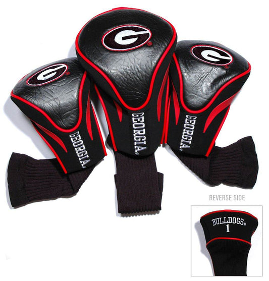 Georgia Bulldogs Golf Contour Headcover Set Three Piece - ToylandEU