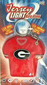 Georgia Bulldogs Jersey Keychain Keylight LED Light - ToylandEU