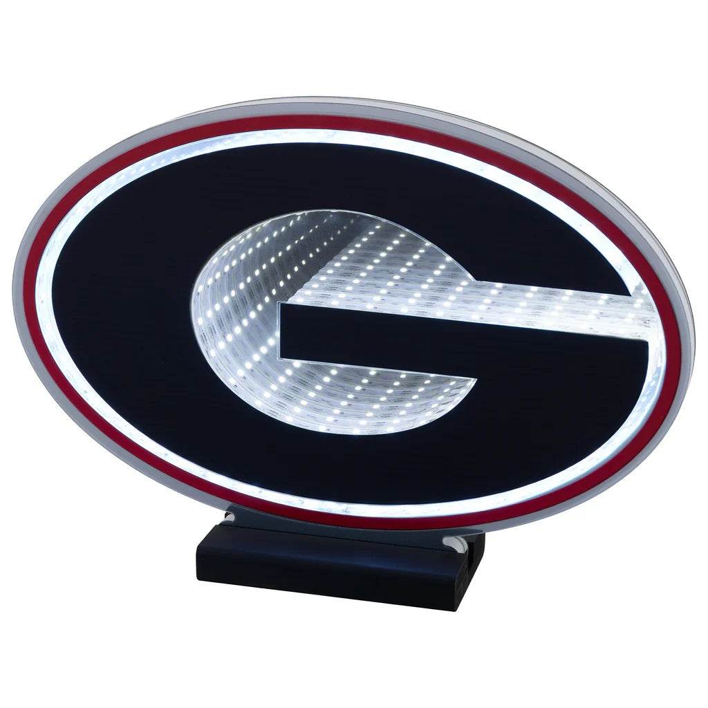 Georgia Bulldogs LED Infinity Logo Light For Fan Cave Decor - ToylandEU