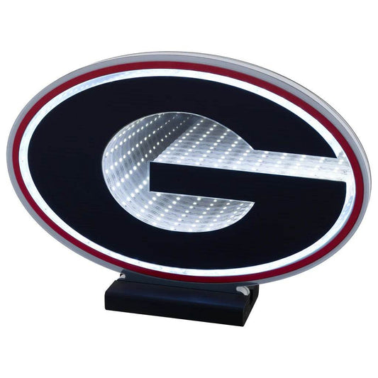 Georgia Bulldogs LED Infinity Logo Light For Fan Cave Decor - ToylandEU