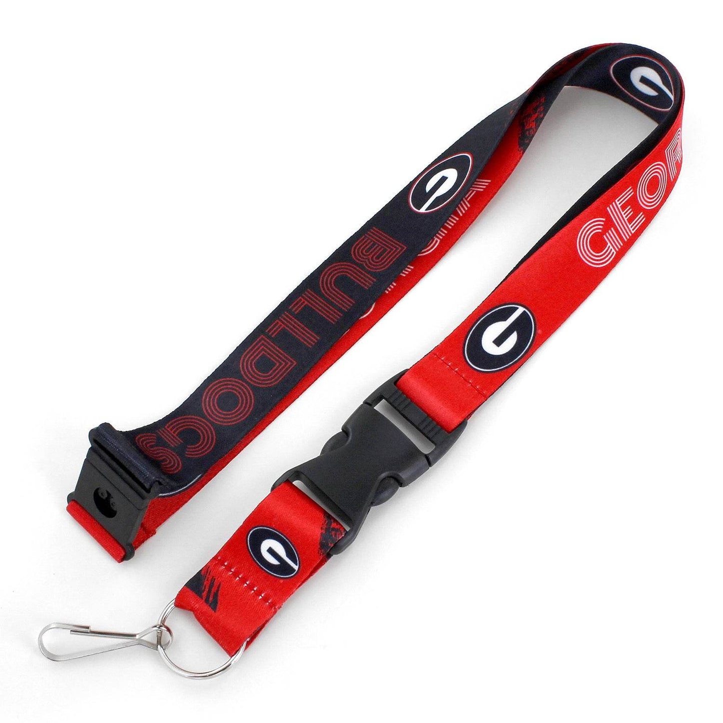 Georgia Bulldogs Lanyard Crossfade Design with Breakaway - ToylandEU